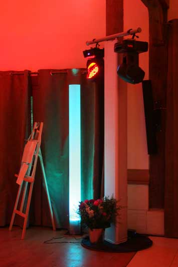 totem de 2.50m habillé